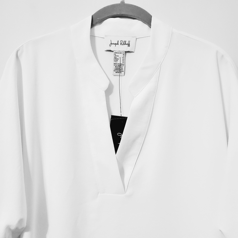 Joseph Ribkoff Vanilla Boxy Top Dolman Sleeves Size 14 NEW - Picture 4 of 13